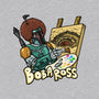Bob-A-Ross-Womens-Off Shoulder-Sweatshirt-ugurbs