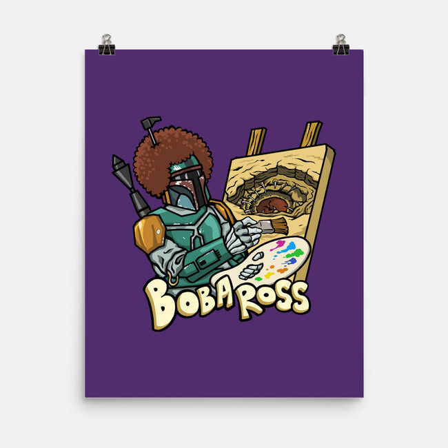Bob-A-Ross-None-Matte-Poster-ugurbs
