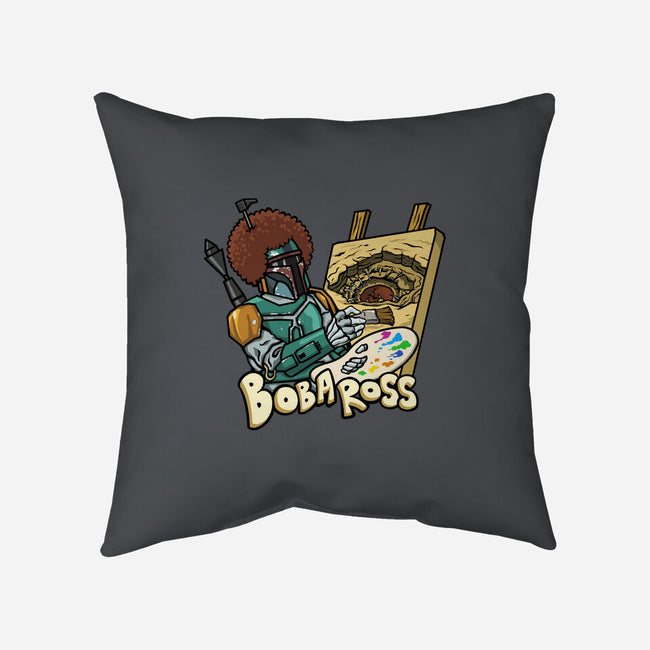 Bob-A-Ross-None-Non-Removable Cover w Insert-Throw Pillow-ugurbs