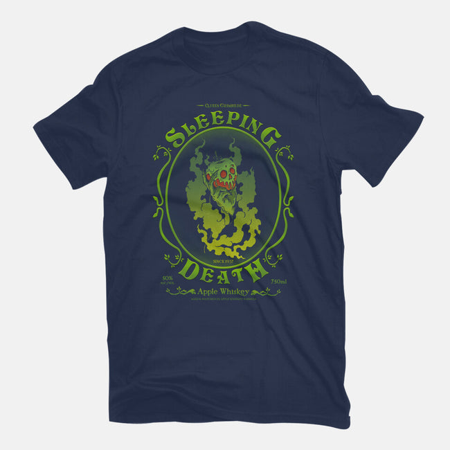 Sleeping Death Whiskey-Womens-Fitted-Tee-pigboom