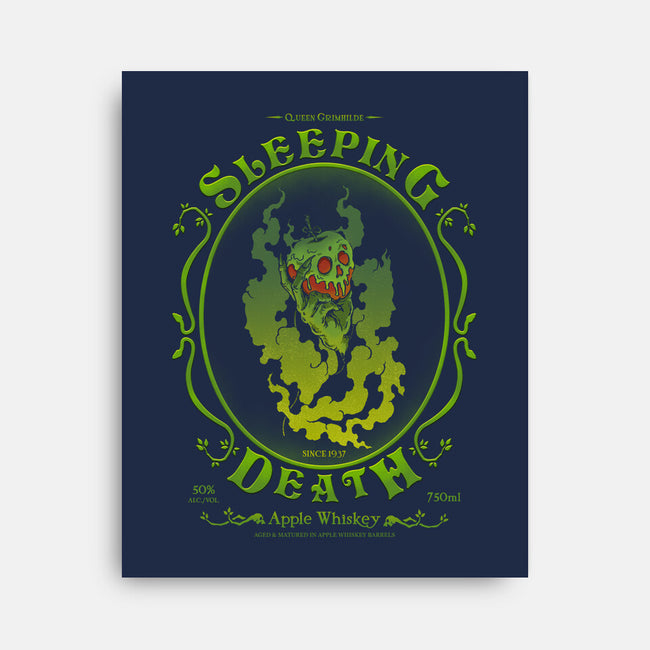 Sleeping Death Whiskey-None-Stretched-Canvas-pigboom