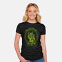 Sleeping Death Whiskey-Womens-Fitted-Tee-pigboom