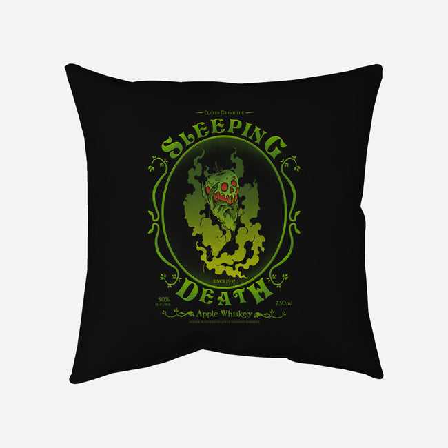 Sleeping Death Whiskey-None-Non-Removable Cover w Insert-Throw Pillow-pigboom