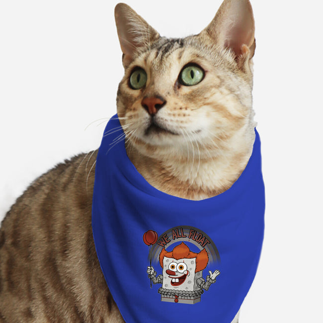 As Long As We All Float-Cat-Bandana-Pet Collar-pigboom