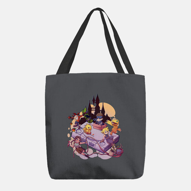 Nostalgic Players-None-Basic Tote-Bag-jacnicolauart