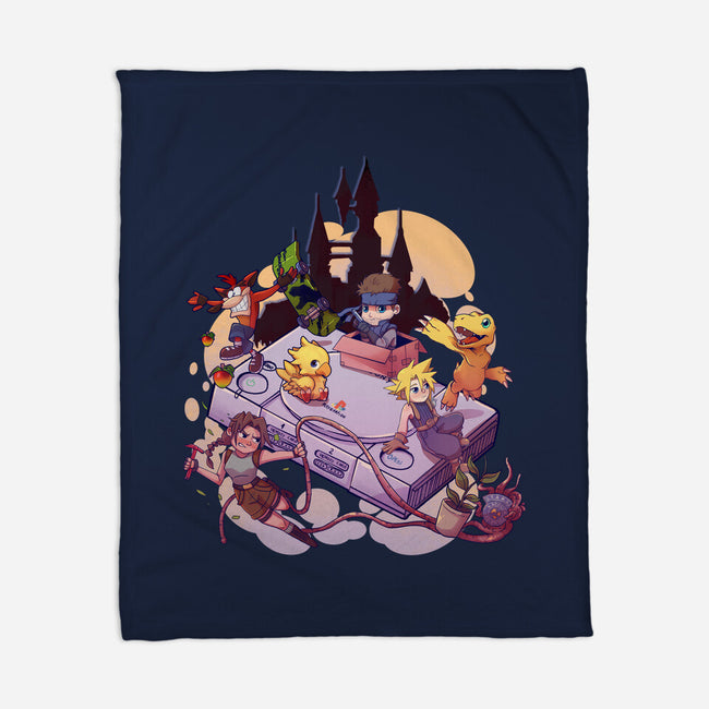 Nostalgic Players-None-Fleece-Blanket-jacnicolauart