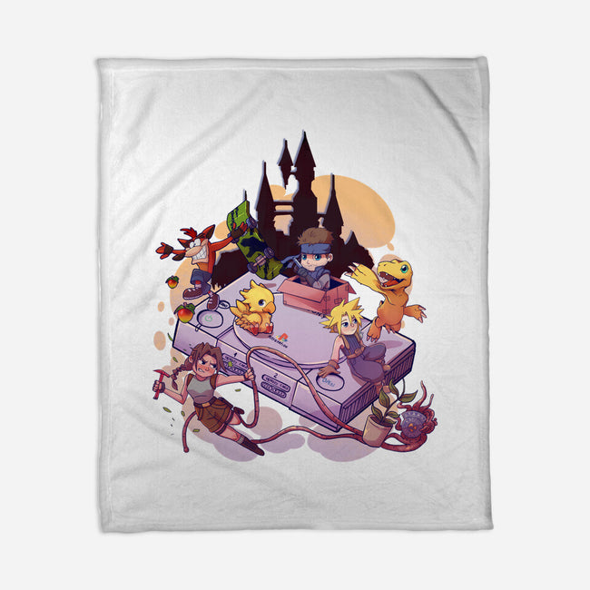 Nostalgic Players-None-Fleece-Blanket-jacnicolauart