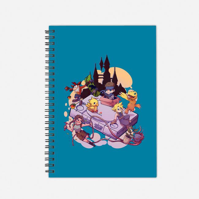 Nostalgic Players-None-Dot Grid-Notebook-jacnicolauart