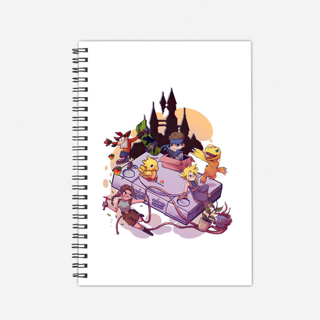 Nostalgic Players-None-Dot Grid-Notebook-jacnicolauart