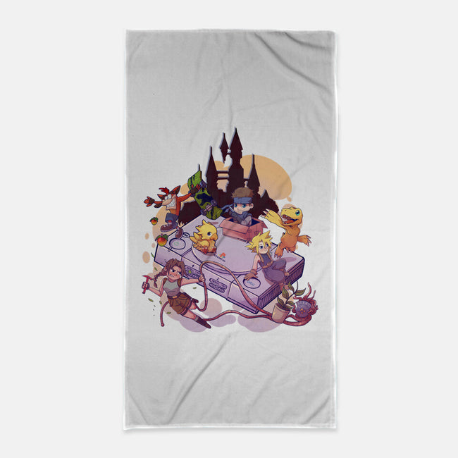 Nostalgic Players-None-Beach-Towel-jacnicolauart