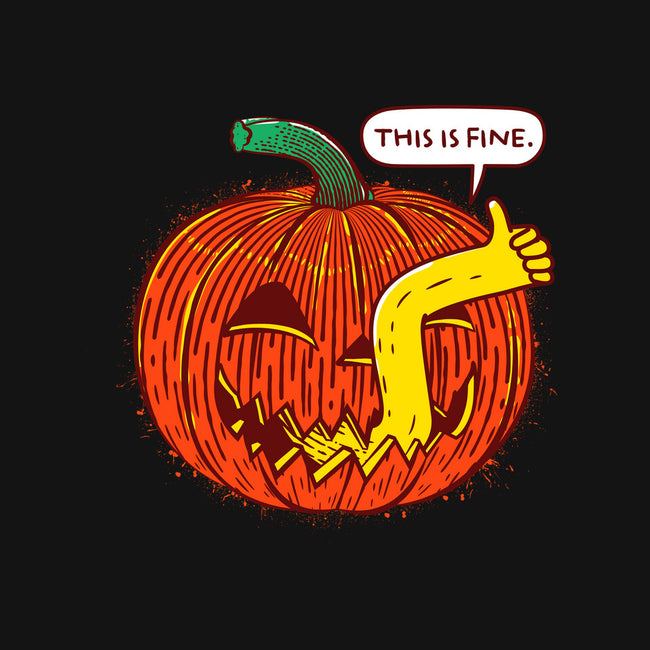 I'm Fine Pumpkin-None-Indoor-Rug-rocketman_art