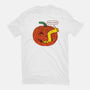 I'm Fine Pumpkin-Unisex-Basic-Tee-rocketman_art