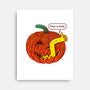 I'm Fine Pumpkin-None-Stretched-Canvas-rocketman_art