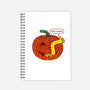 I'm Fine Pumpkin-None-Dot Grid-Notebook-rocketman_art