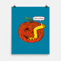 I'm Fine Pumpkin-None-Matte-Poster-rocketman_art