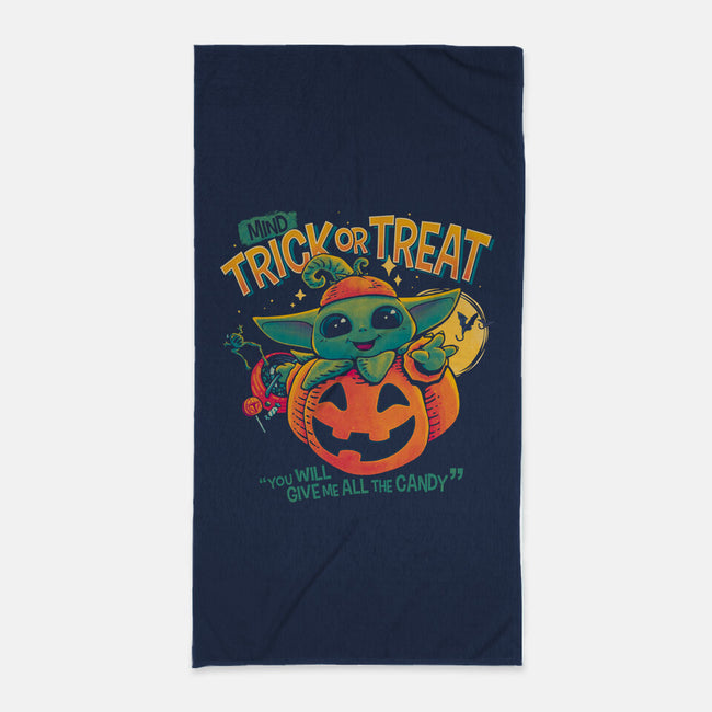 Mind Trick Or Treat-None-Beach-Towel-teesgeex
