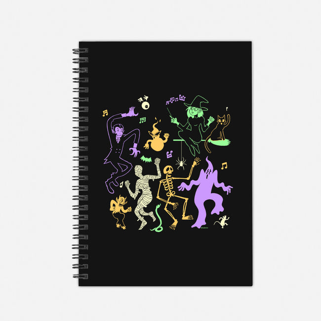 Halloween Dance Party-None-Dot Grid-Notebook-Karakenio