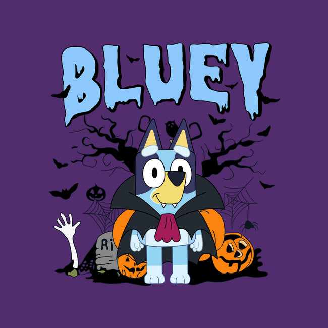 Spookytime Bluey-None-Stretched-Canvas-MaxoArt
