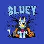 Spookytime Bluey-Unisex-Zip-Up-Sweatshirt-MaxoArt
