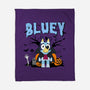 Spookytime Bluey-None-Fleece-Blanket-MaxoArt