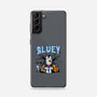 Spookytime Bluey-Samsung-Snap-Phone Case-MaxoArt
