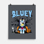 Spookytime Bluey-None-Matte-Poster-MaxoArt