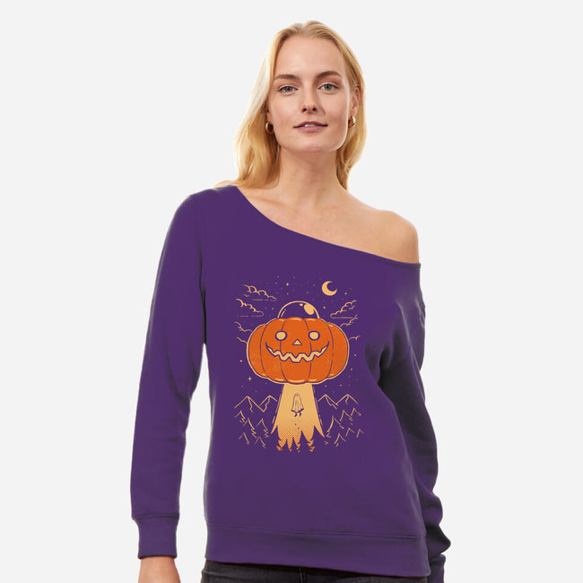 I Believe In Halloween-Womens-Off Shoulder-Sweatshirt-dfonseca