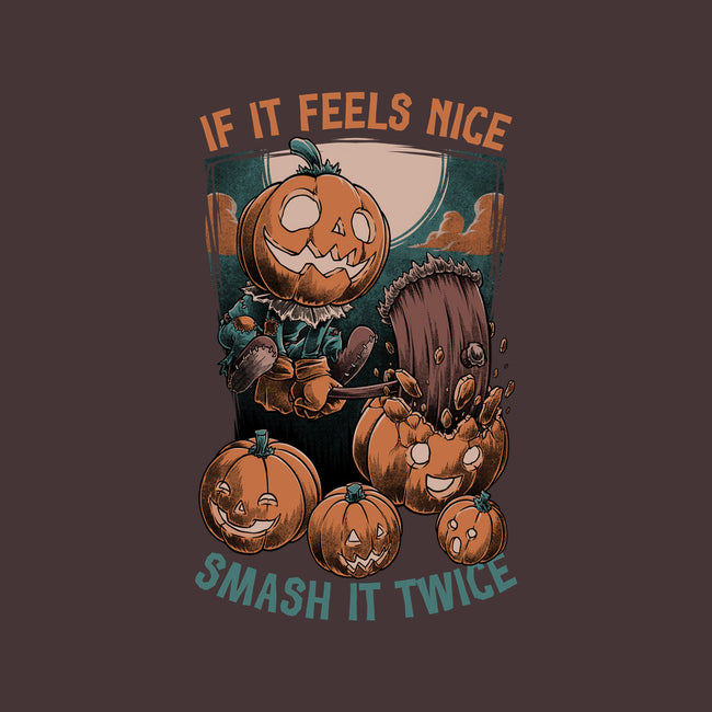 Pumpkin Smash Halloween-None-Removable Cover-Throw Pillow-Studio Mootant