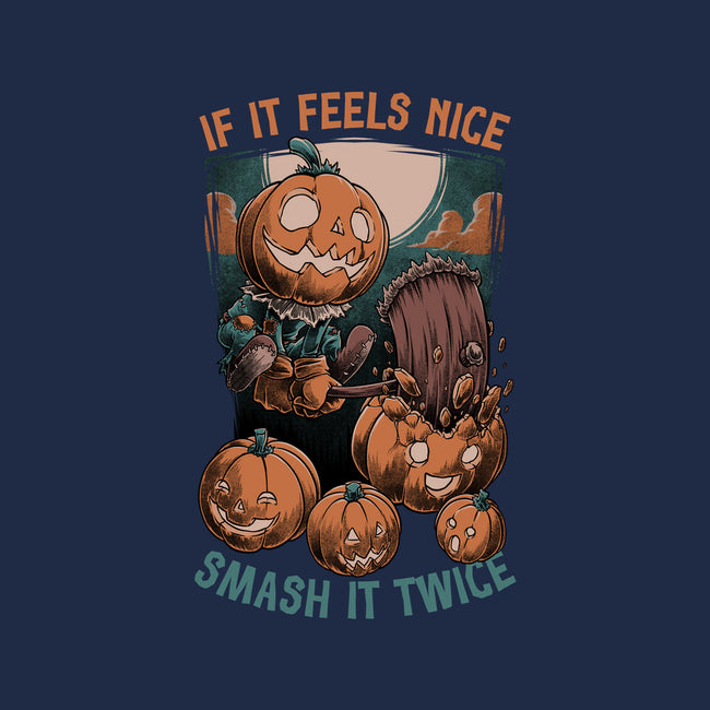 Pumpkin Smash Halloween-Womens-V-Neck-Tee-Studio Mootant