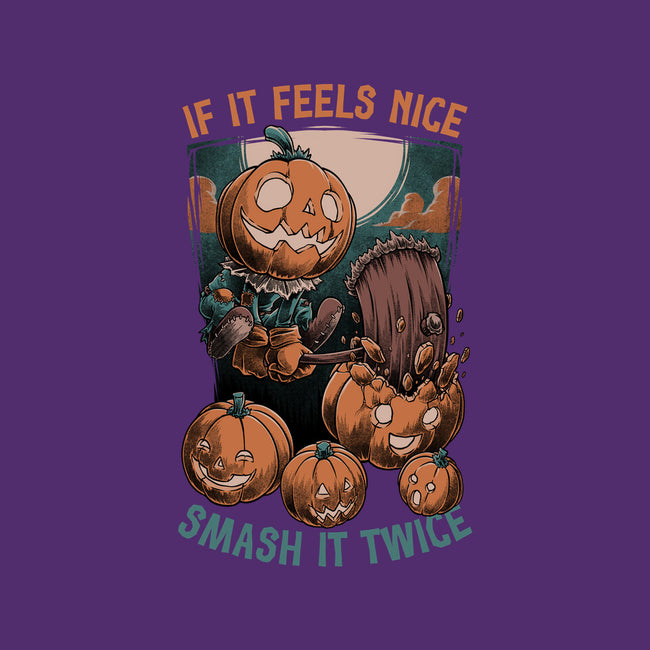 Pumpkin Smash Halloween-None-Fleece-Blanket-Studio Mootant