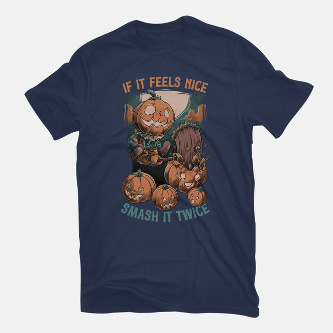 Pumpkin Smash Halloween-Youth-Basic-Tee-Studio Mootant