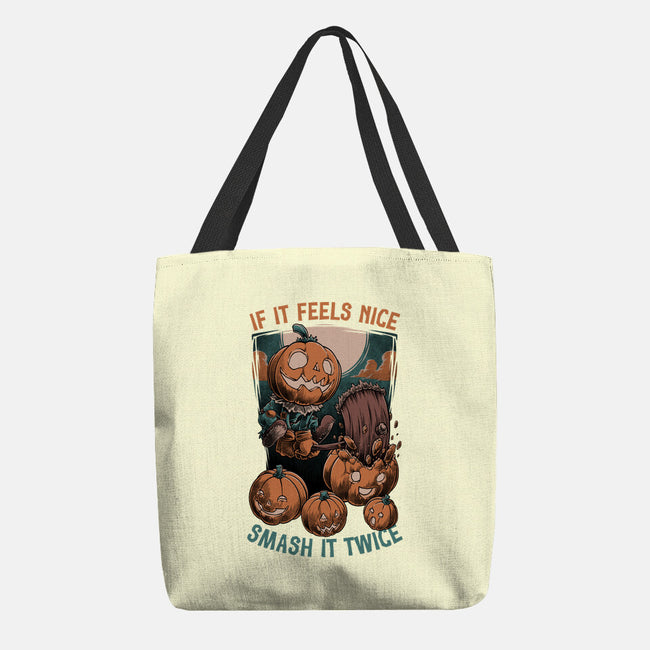 Pumpkin Smash Halloween-None-Basic Tote-Bag-Studio Mootant