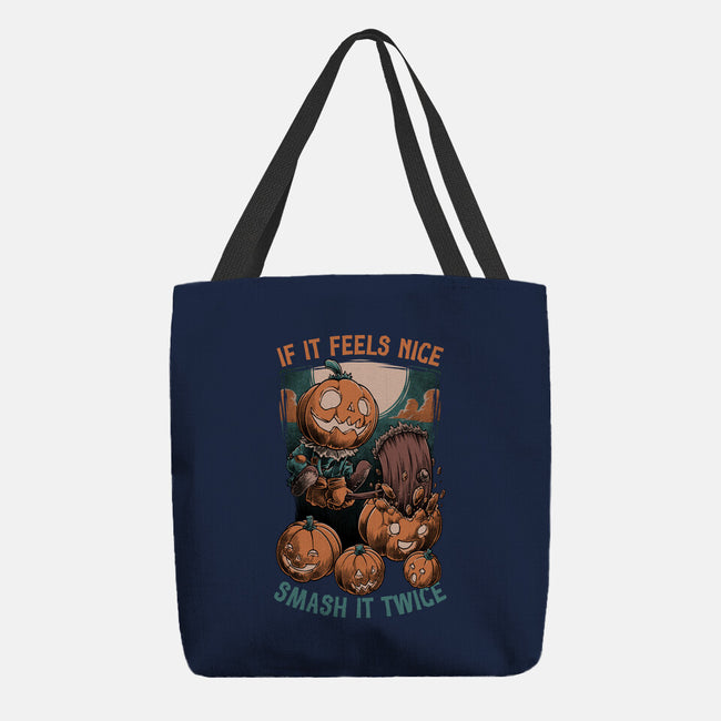 Pumpkin Smash Halloween-None-Basic Tote-Bag-Studio Mootant