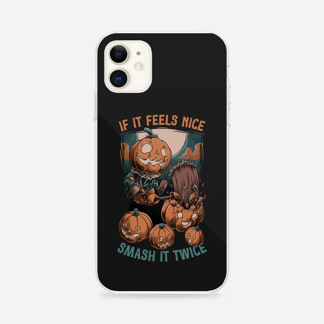 Pumpkin Smash Halloween-iPhone-Snap-Phone Case-Studio Mootant
