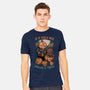 Pumpkin Smash Halloween-Mens-Heavyweight-Tee-Studio Mootant