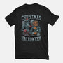 Christmas Vs Halloween-Womens-Basic-Tee-Studio Mootant