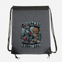 Christmas Vs Halloween-None-Drawstring-Bag-Studio Mootant