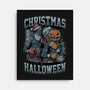 Christmas Vs Halloween-None-Stretched-Canvas-Studio Mootant
