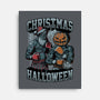 Christmas Vs Halloween-None-Stretched-Canvas-Studio Mootant