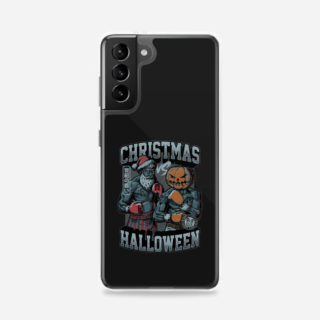 Christmas Vs Halloween-Samsung-Snap-Phone Case-Studio Mootant