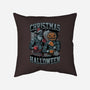 Christmas Vs Halloween-None-Non-Removable Cover w Insert-Throw Pillow-Studio Mootant