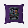 Christmas Vs Halloween-None-Removable Cover w Insert-Throw Pillow-Studio Mootant