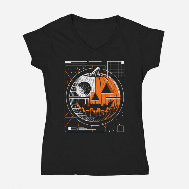 The Ultimate Weapon-Womens-V-Neck-Tee-Vanadium