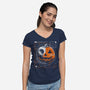 The Ultimate Weapon-Womens-V-Neck-Tee-Vanadium