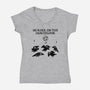 Murder On The Dancefloor-Womens-V-Neck-Tee-damglynn