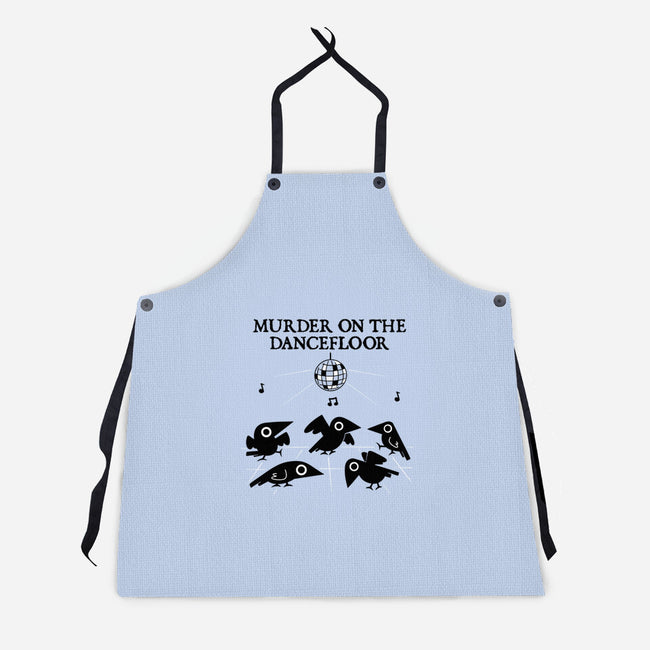 Murder On The Dancefloor-Unisex-Kitchen-Apron-damglynn