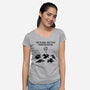 Murder On The Dancefloor-Womens-V-Neck-Tee-damglynn