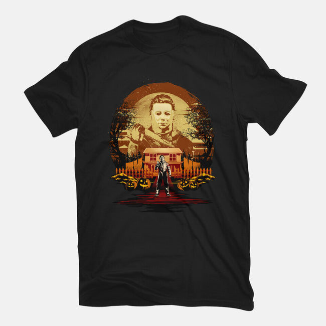 Attack Of Michael Myers-Mens-Heavyweight-Tee-hypertwenty