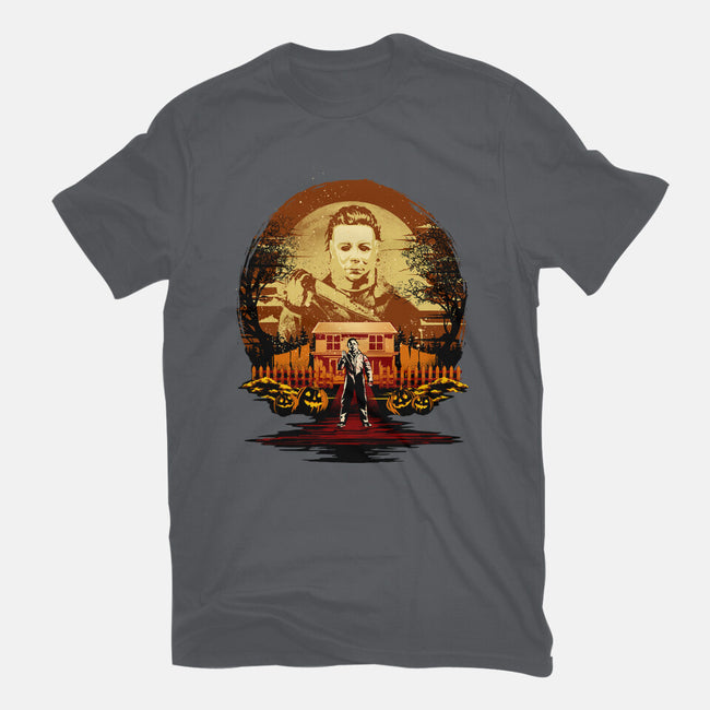 Attack Of Michael Myers-Mens-Heavyweight-Tee-hypertwenty