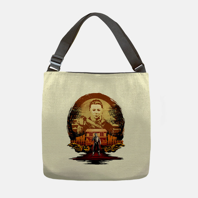 Attack Of Michael Myers-None-Adjustable Tote-Bag-hypertwenty